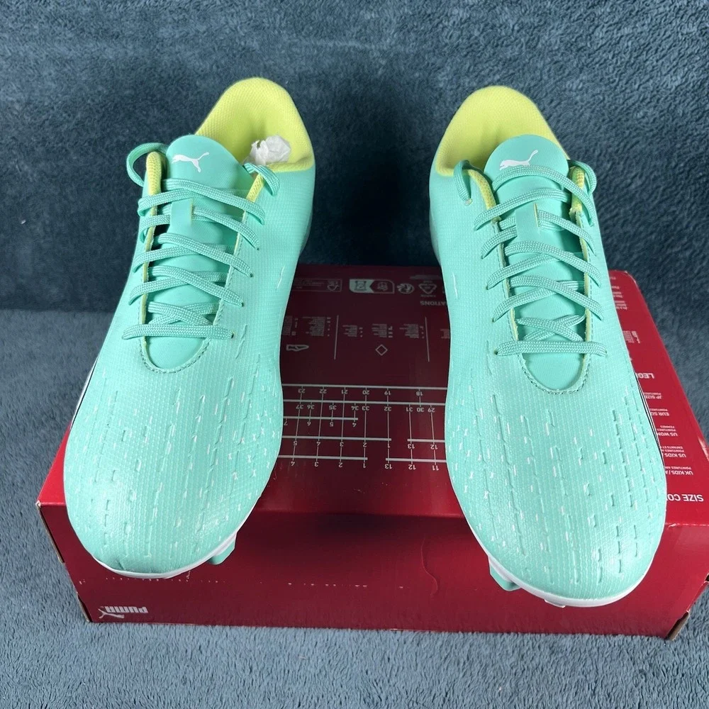 Puma Ultra Play FG AG Soccer Cleats Shoes Teal White Mens Size‎ 13